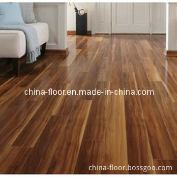 Cheap Glossy Walnut Laminated Floor for Indoor Use